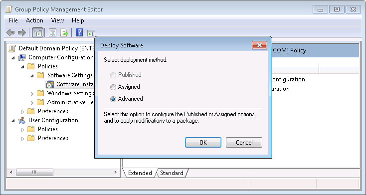 Group Policy Distribution